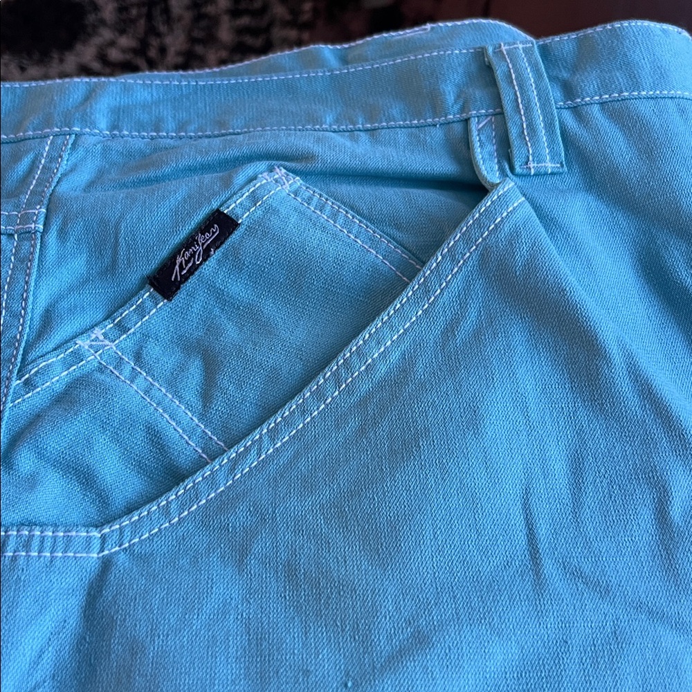 Karl Kani Mint color Denim Jeans sz 46-34 - Picture 2 of 5